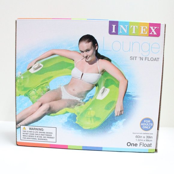 Intex Lounge Sit 'N Float - Adults Only - New - Picture 1 of 7